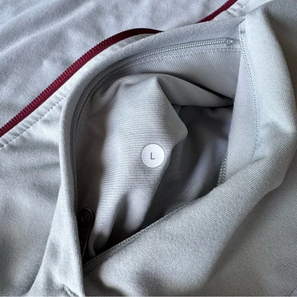 Lululemon Athletica Men's PrePost Jacket, Zip Up, Heathered Silver Spoon, Large - Picture 8 of 12